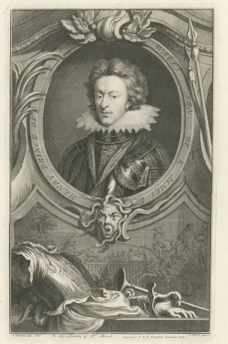 Pamono Portrait of Henry Frederick, Prince of Wales, 1750, Print> Posters
