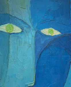 Pamono Portrait With Three Characters, Clemencet, 1972> Minimalist