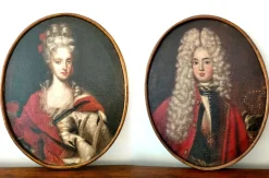 Online Pamono Portraits of French Nobles, 1600, Oil on Canvases, Set of 6
