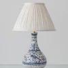 Best Pamono Portuguese Blue and White Faience Ceramic Table Lamp, 1950s
