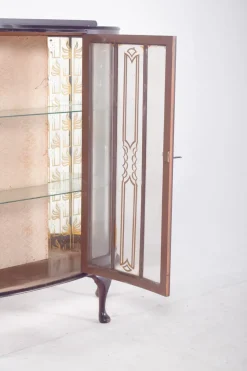 Pamono Portuguese Glass Front Display Cabinet, 1890s> Cabinets & Wardrobes