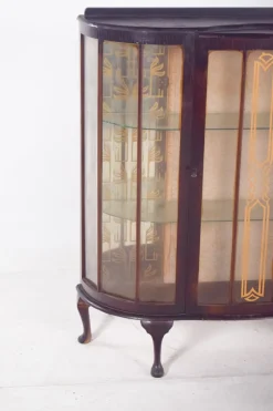 Pamono Portuguese Glass Front Display Cabinet, 1890s><noscript><img width=
