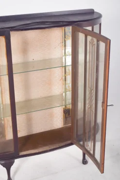Pamono Portuguese Glass Front Display Cabinet, 1890s><noscript><img width=