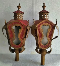 New Pamono Portuguese Lanterns, 18th Century, Set of 2