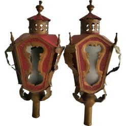 New Pamono Portuguese Lanterns, 18th Century, Set of 2