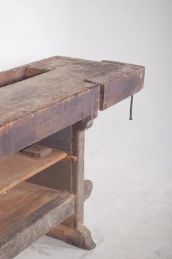 Sale Pamono Portuguese Woodworkers Workbench, 1950s