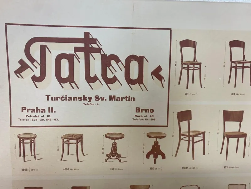 Online Pamono Poster from Tatra, 1939