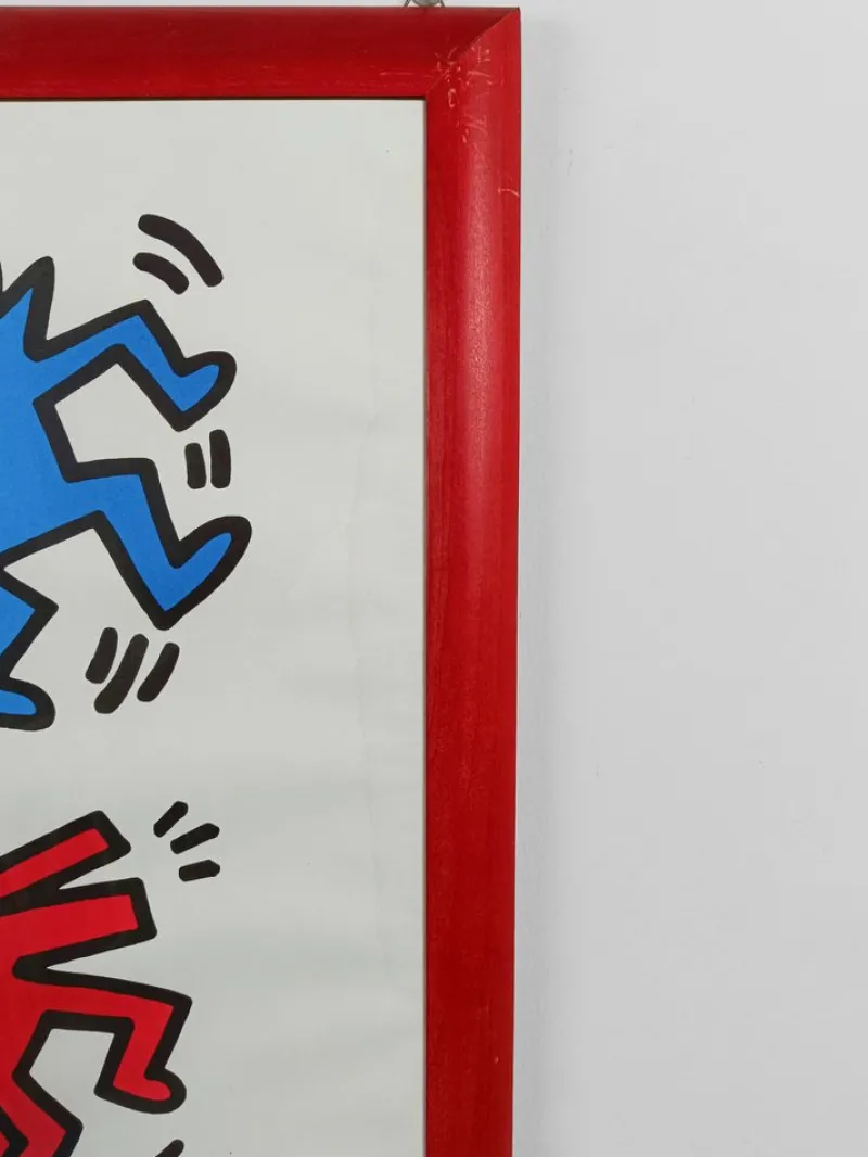 Pamono Poster of Dancing Dogs after Keith Haring from Nouvelles Images S.A., France, 1992> Posters