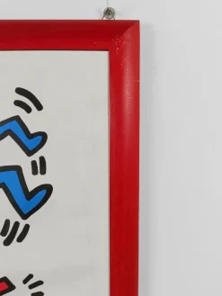 Pamono Poster of Dancing Dogs after Keith Haring from Nouvelles Images S.A., France, 1992><noscript><img width=