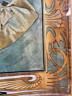 Sale Pamono Posters after Alphonse Mucha from Athena Reproductions Ltd. London, 1973, Set of 3