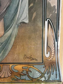 Sale Pamono Posters after Alphonse Mucha from Athena Reproductions Ltd. London, 1973, Set of 3