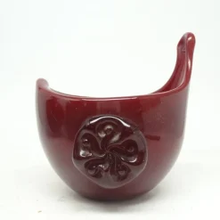 Pamono Postmoder Salt Holder attributed to Wolomin Glassworks attributed to Jerzy Słuczan-Orkusz, Poland, 1970s><noscript><img width=