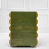 Pamono Postmodern Architectural Chest of Drawers in Natural Wood and Aniline-Stained Wood, 1980s> Dressers, Commodes & Chests