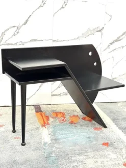 Pamono Postmodern Bench with Coffee Table and Magazine Holder attributed to Paul Pallucco, 1980s><noscript><img width=