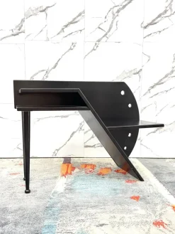 Pamono Postmodern Bench with Coffee Table and Magazine Holder attributed to Paul Pallucco, 1980s><noscript><img width=
