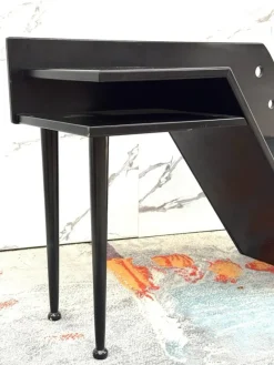 Pamono Postmodern Bench with Coffee Table and Magazine Holder attributed to Paul Pallucco, 1980s><noscript><img width=