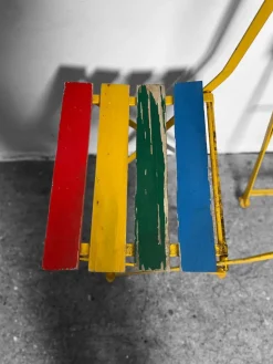 Pamono Postmodern Bistro Chair by Denis Balland for Fermob, France, 1985><noscript><img width=