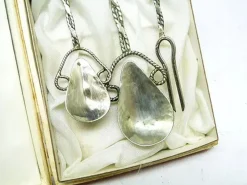 Pamono Postmodern Brass Spoons by Imago Artis, Poland, 1960s, Set of 3><noscript><img width=