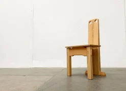 New Pamono Postmodern Brutalist Wooden Children Chair, 1990s