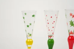 Online Pamono Postmodern Clown Shot Glasses by Anne Nilsson for Orrefors, 1990s, Set of 5