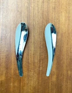 Pamono Postmodern Cutlery Salad Spoons from Conran, 1990s, Set of 2><noscript><img width=