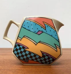 Pamono Postmodern Flash One Series Milk and Sugar Pot by Dorothy Hafner for Rosenthal, 1980s, Set of 2
