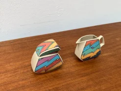 Pamono Postmodern Flash One Series Milk and Sugar Pot by Dorothy Hafner for Rosenthal, 1980s, Set of 2