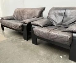 Best Pamono Postmodern German Brutalist Lounge Armchairs and Sofa by Rolf Benz for Musterring, 1990s, Set of 3