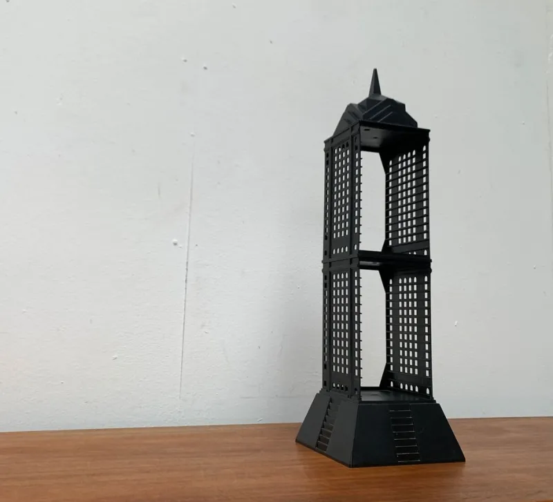 Pamono Postmodern German Manhattan Tower 52nd Street Cd Rack from Koziol, 1990s> Pedestals And Columns