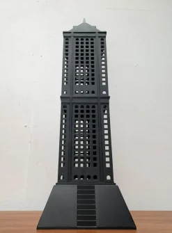 Pamono Postmodern German Manhattan Tower 52nd Street Cd Rack from Koziol, 1990s><noscript><img width=