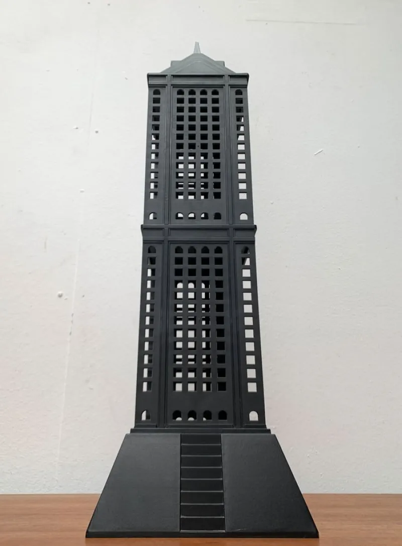 Pamono Postmodern German Manhattan Tower 52nd Street Cd Rack from Koziol, 1990s> Pedestals And Columns