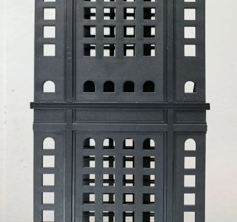 Pamono Postmodern German Manhattan Tower 52nd Street Cd Rack from Koziol, 1990s> Pedestals And Columns