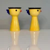 Pamono Postmodern Handcrafted Ceramic Chicken Egg Cups from Ikea, Sweden, 1980s, Set of 2> Coffee & Tea Service