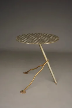 Pamono Postmodern Industrial Metal Garden Table, 1980s> Garden Tables