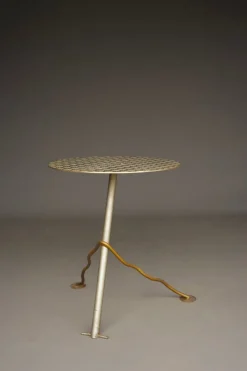 Pamono Postmodern Industrial Metal Garden Table, 1980s><noscript><img width=