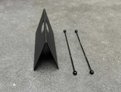 Online Pamono Postmodern Italian Metal Magazine Rack Holder, 1980s