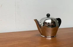 Pamono Postmodern Italian Stainless Steel and Bakelit Bombe Teapot Coffeepot Kettle by Carlo Alessi for Alessi><noscript><img width=