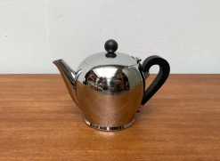Pamono Postmodern Italian Stainless Steel and Bakelit Bombe Teapot Coffeepot Kettle by Carlo Alessi for Alessi><noscript><img width=