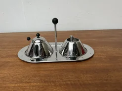 Pamono Postmodern Italian Sugar and Milk Tray by Micheal Graves for Alessi, 1980s, Set of 3> Serving Dishes