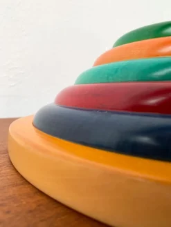 Pamono Postmodern Italian Wooden Bowl by Pietro Manzoni><noscript><img width=