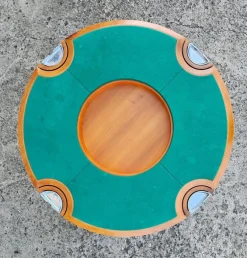 Pamono Postmodern Joker Poker or Game Table attributed to Jaime Tresserra, Spain, 1987><noscript><img width=