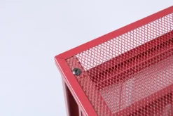 Pamono Postmodern Red Metal Storage Unit from Ikea, 1980s><noscript><img width=