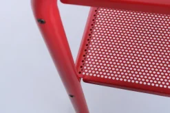 Pamono Postmodern Red Metal Trolley by Habitat, 1980s><noscript><img width=