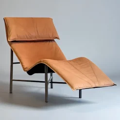 Best Pamono Postmodern Skye Relax Lounge Chair in Patinated Cognac-Brown Leatherby Tord Björklund for Ikea, Sweden, 1970s