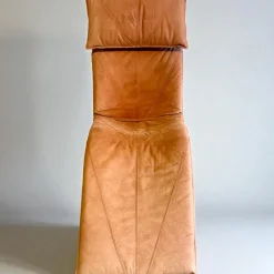 Best Pamono Postmodern Skye Relax Lounge Chair in Patinated Cognac-Brown Leatherby Tord Björklund for Ikea, Sweden, 1970s