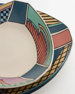 Pamono Postmodern Tableware by Dorothy Hefner for Rosenthal Studio Line, 1980s, Set of 6><noscript><img width=