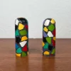 New Pamono Postmodern Terrazzo Pepper and Salt Shaker, 1980s, Set of 2