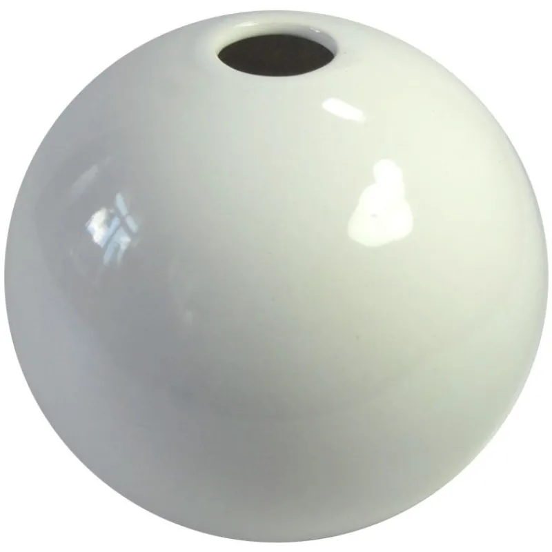 Outlet Pamono Postmodern White Ceramic Ball Vase, 1980s