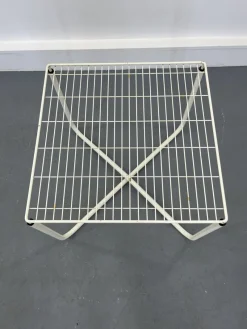 Pamono Postmodern White Jarpen Table by Niels Gammelgaard for Ikea, 1983> Garden Tables