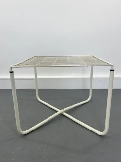 Pamono Postmodern White Jarpen Table by Niels Gammelgaard for Ikea, 1983><noscript><img width=